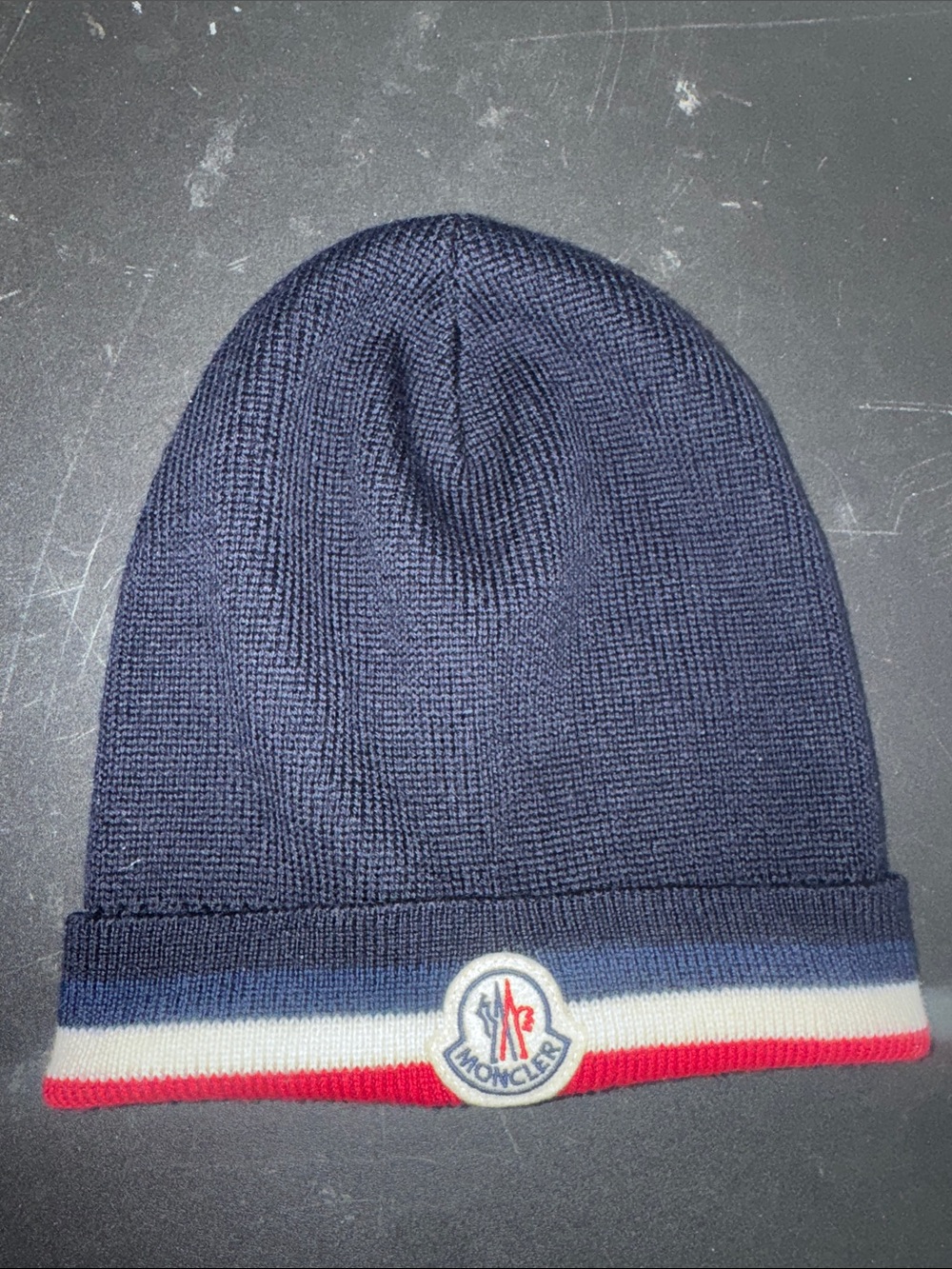 Moncler Beanie Navy Blue